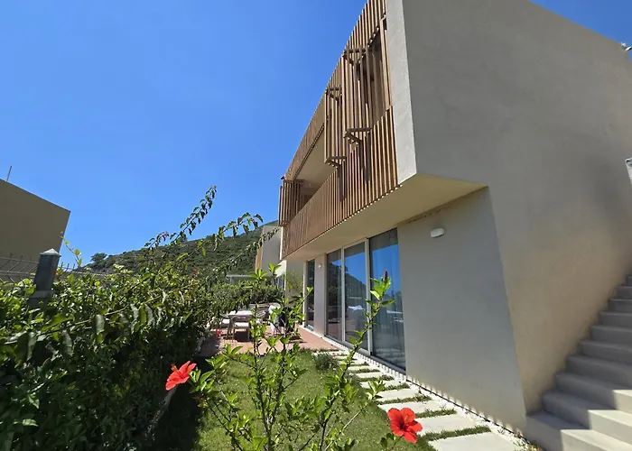 Modern Luxury In Coast With Sea View & Private Garden 别墅 Llogara National Park